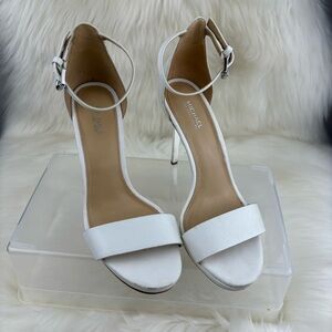 MICHAEL KORS OPEN TOE PUMPS HEELS SIZE 7 WOMAN